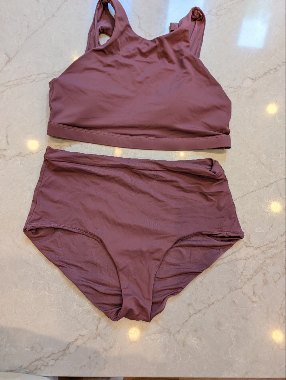Andie Dusty Rose Active Two-Piece Set